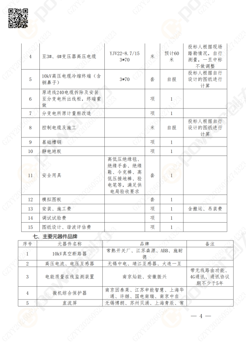关于苏创技改10KV变电所增容项目的招标公告(图4)